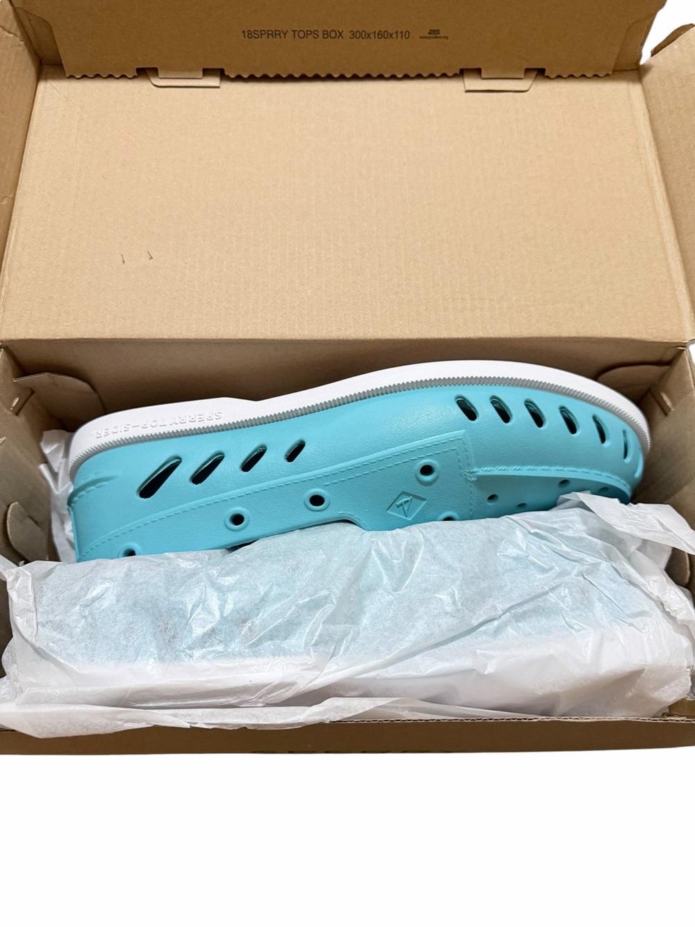 🌼New Sperry Authentic Original Float Boat Shoes Scuba Blue Size 9M